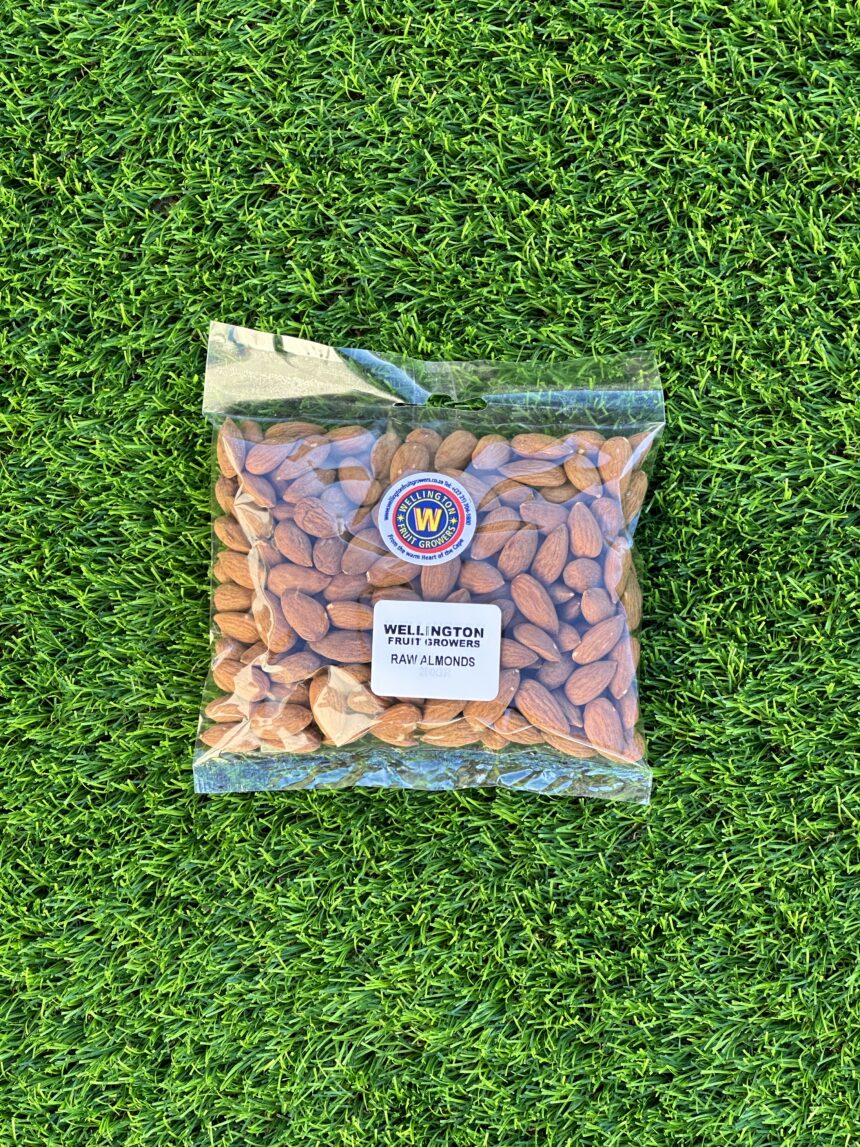 WHOLE ALMONDS RSTD, RAW. SALT - Wellington Fruit Growers